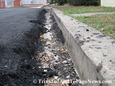 Another picture showing the 'finished' road.