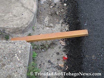 Here you can see the difficulty if the slipper drains have to be elevated to suit the new height of the road.