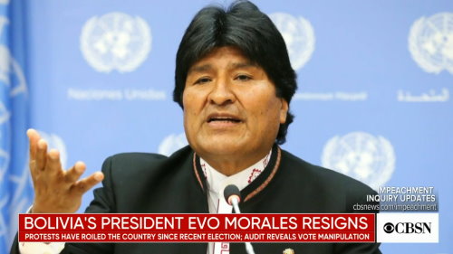 Morales Resigns