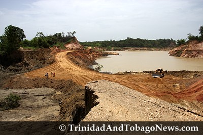 Sand quarrying caused landmass to collapse at Todd's Road, Caparo