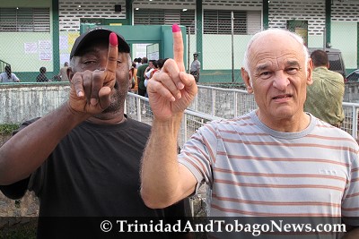 Election Day 2010: Two Voters in Maraval