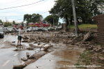 Country Club Wall at Maraval Roundabout Collapses after Showers