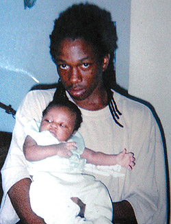 Anthony Jones and his son Zion