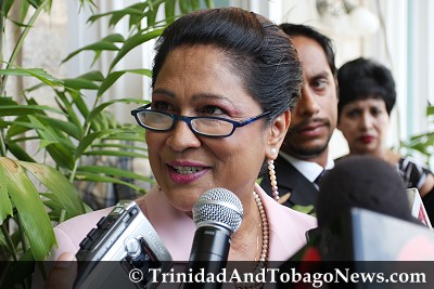 The New Opposition Leader Kamla Persad-Bissessar