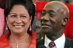 Kamla Persad-Bissessar and Keith Rowley