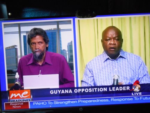 Opposition Leader of Guyana Aubrey Norton on TV6 ME
