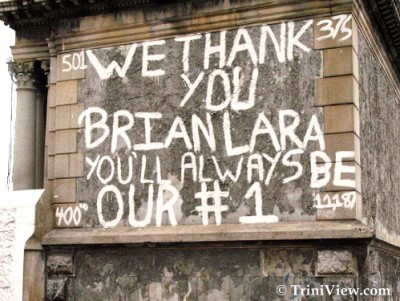 Thank you Brian Lara
