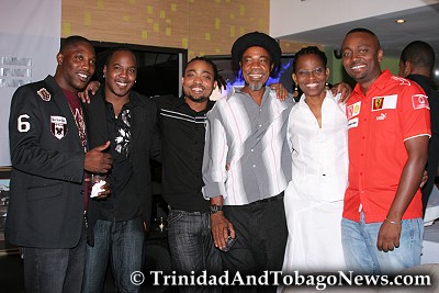 Left: Kernel Roberts, Zan, Machel, Machel’s Father, Elizabeth and Marcus Montano