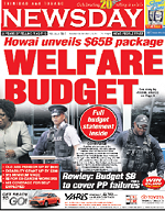 WELFARE BUDGET