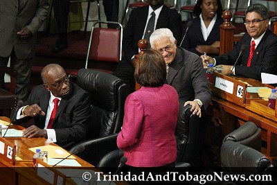 Panday offered Kamla his chair before taking his seat