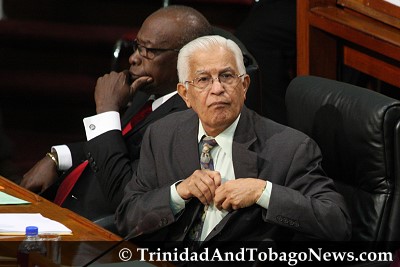 Chief Whip Jack Warner and Basdeo Panday