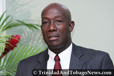 Opposition Leader Dr Keith Rowley