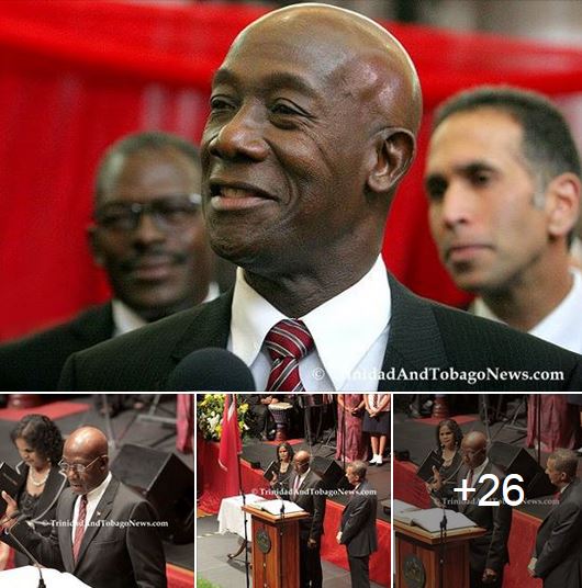 Swearing in Ceremony of Elected Prime Minister Dr. Keith Rowley