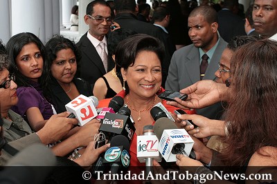 PM Kamla Persad-Bissessar Meets the Press