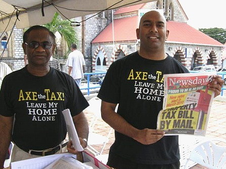 Author with Dr. Navi Muradali in Harris Promenade