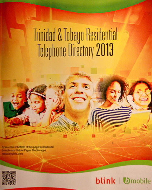 Trinidad and Tobago Residental Telephone Directory 2013 Cover