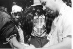 Scientist injecting patient in Tuskegee Syphilis Study