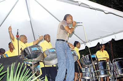 Sweet soca man Baron is accompanied by NLCB Fonclaire